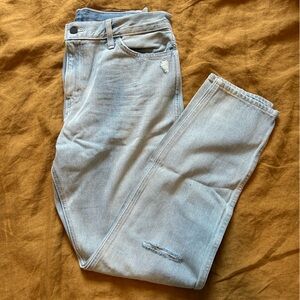 Levi’s distressed denim- light wash